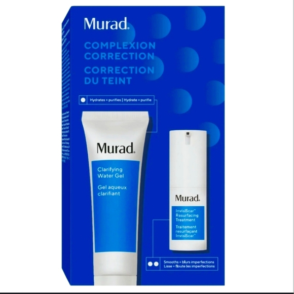 Murad Complexion Correction Duo  Invisiscar & Clarifying Water Gel NEW - Picture 1 of 4